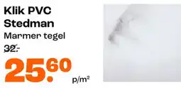 Kwantum Klik PVC Stedman aanbieding