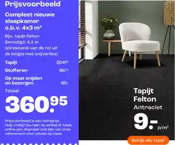 Kwantum Tapijt Felton aanbieding