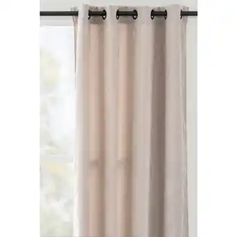 Leen Bakker Gordijn Indy - zand - 140x280 cm (1 stuk) aanbieding