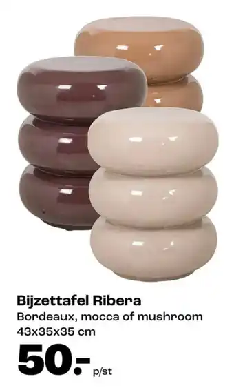 Kwantum Bijzettafel Ribera aanbieding
