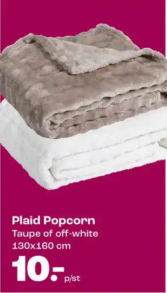 Kwantum Plaid Popcorn aanbieding