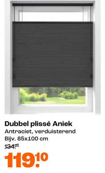 Kwantum Dubbel plissé Aniek aanbieding