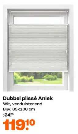 Kwantum Dubbel plissé Aniek aanbieding
