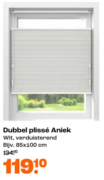 Kwantum Dubbel plissé Aniek aanbieding