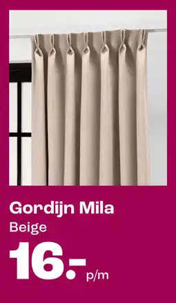 Kwantum Gordijn Mila aanbieding