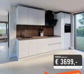 Keukendepot FARGO Alpine wit aanbieding