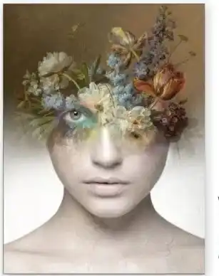 IN.HOUSE Wanddeco Bloom aanbieding