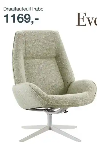 IN.HOUSE Draaifauteuil Irabo aanbieding