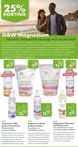 Gezond & Wel G&W Magnesium aanbieding