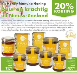 Gezond & Wel it's Honey Manuka Honing aanbieding