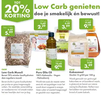 Gezond & Wel Low Carb genieten aanbieding