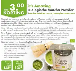 Gezond & Wel it's Amazing Biologische Matcha Powder aanbieding