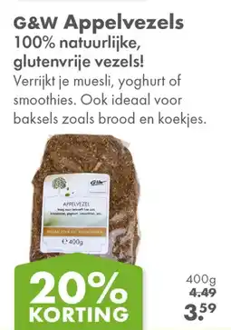 Gezond & Wel G&W Appelvezels aanbieding