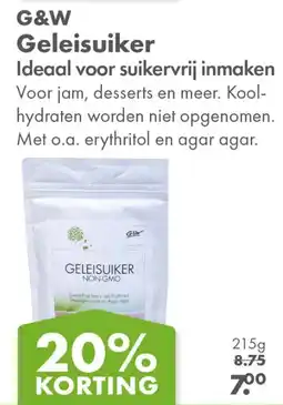 Gezond & Wel G&W Geleisuiker aanbieding