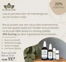 Gezond & Wel DE GROENE LINDE aanbieding