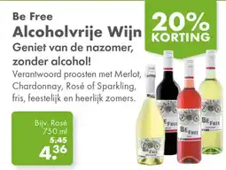 Gezond & Wel Be Free Alcoholvrije Wijn aanbieding