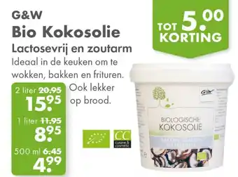 Gezond & Wel G&W Bio Kokosolie aanbieding