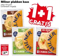 CoopCompact Milner plakken kaas aanbieding