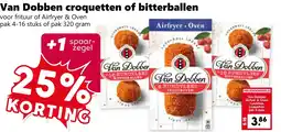 CoopCompact Van Dobben croquetten of bitterballen aanbieding