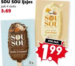CoopCompact SOU SOU ijsjes aanbieding