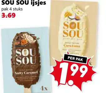 CoopCompact SOU SOU ijsjes aanbieding