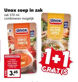 CoopCompact Unox soep in zak aanbieding