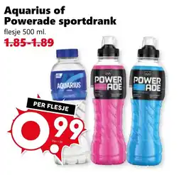 CoopCompact Aquarius of Powerade sportdrank aanbieding