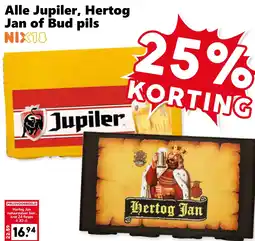 CoopCompact Alle Jupiler, Hertog Jan of Bud pils aanbieding