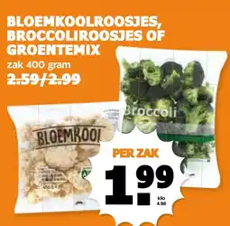 Coop BLOEMKOOLROOSJES, BROCCOLIROOSJES OF GROENTEMIX aanbieding