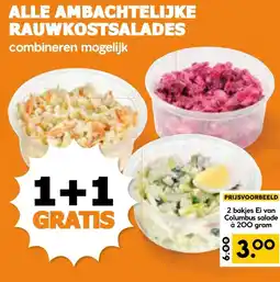 Coop ALLE AMBACHTELIJKE RAUWKOSTSALADES aanbieding