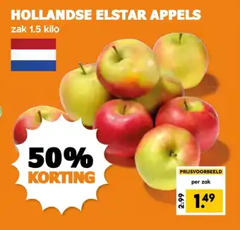 Coop HOLLANDSE ELSTAR APPELS aanbieding