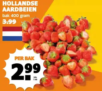 Coop HOLLANDSE AARDBEIEN aanbieding
