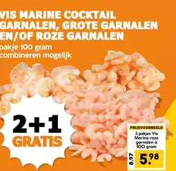 Coop VIS MARINE COCKTAIL GARNALEN, GROTE GARNALEN EN/OF ROZE GARNALEN aanbieding