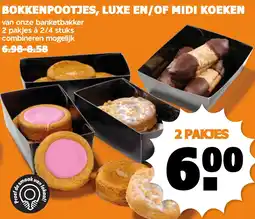 Coop BOKKENPOOTJES, LUXE EN/OF MIDI KOEKEN aanbieding