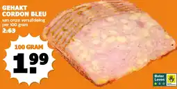 Coop GEHAKT CORDON BLEU aanbieding