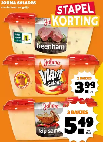 Coop JOHMA SALADES aanbieding