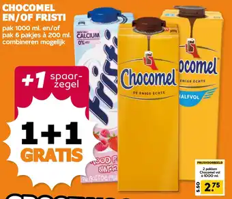Coop CHOCOMEL EN/OF FRISTI aanbieding