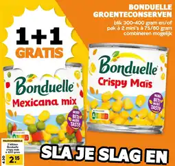 Coop BONDUELLE GROENTECONSERVEN aanbieding
