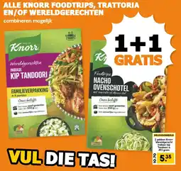 Coop ALLE KNORR FOODTRIPS, TRATTORIA EN/OF WERELDGERECHTEN aanbieding