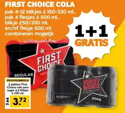Coop FIRST CHOICE COLA aanbieding
