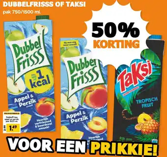 Coop DUBBELFRISSS OF TAKSI aanbieding