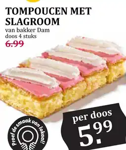Coop TOMPOUCEN MET SLAGROOM aanbieding