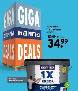 GAMMA GAMMA 1x dekkend 252237 aanbieding