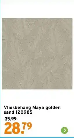 GAMMA Vliesbehang Maya golden sand 120985 aanbieding