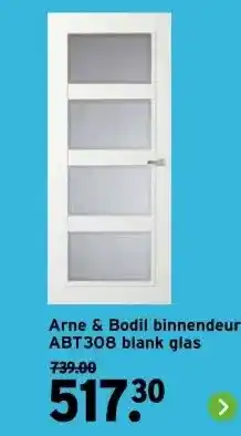 GAMMA Arne & Bodil binnendeur ABT308 blank glas aanbieding