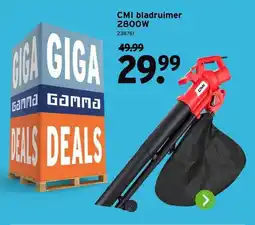 GAMMA CMI bladruimer aanbieding