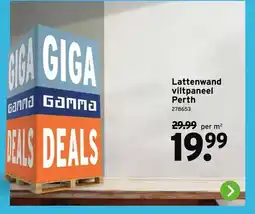 GAMMA Lattenwand viltpaneel Perth aanbieding
