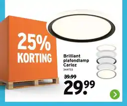 GAMMA Brilliant plafondlamp Carloz aanbieding