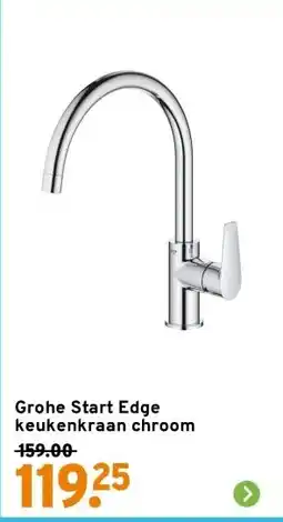 GAMMA Grohe Start Edge keukenkraan chroom aanbieding