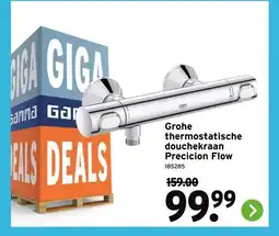 GAMMA Grohe thermostatische douchekraan Precicion Flow aanbieding
